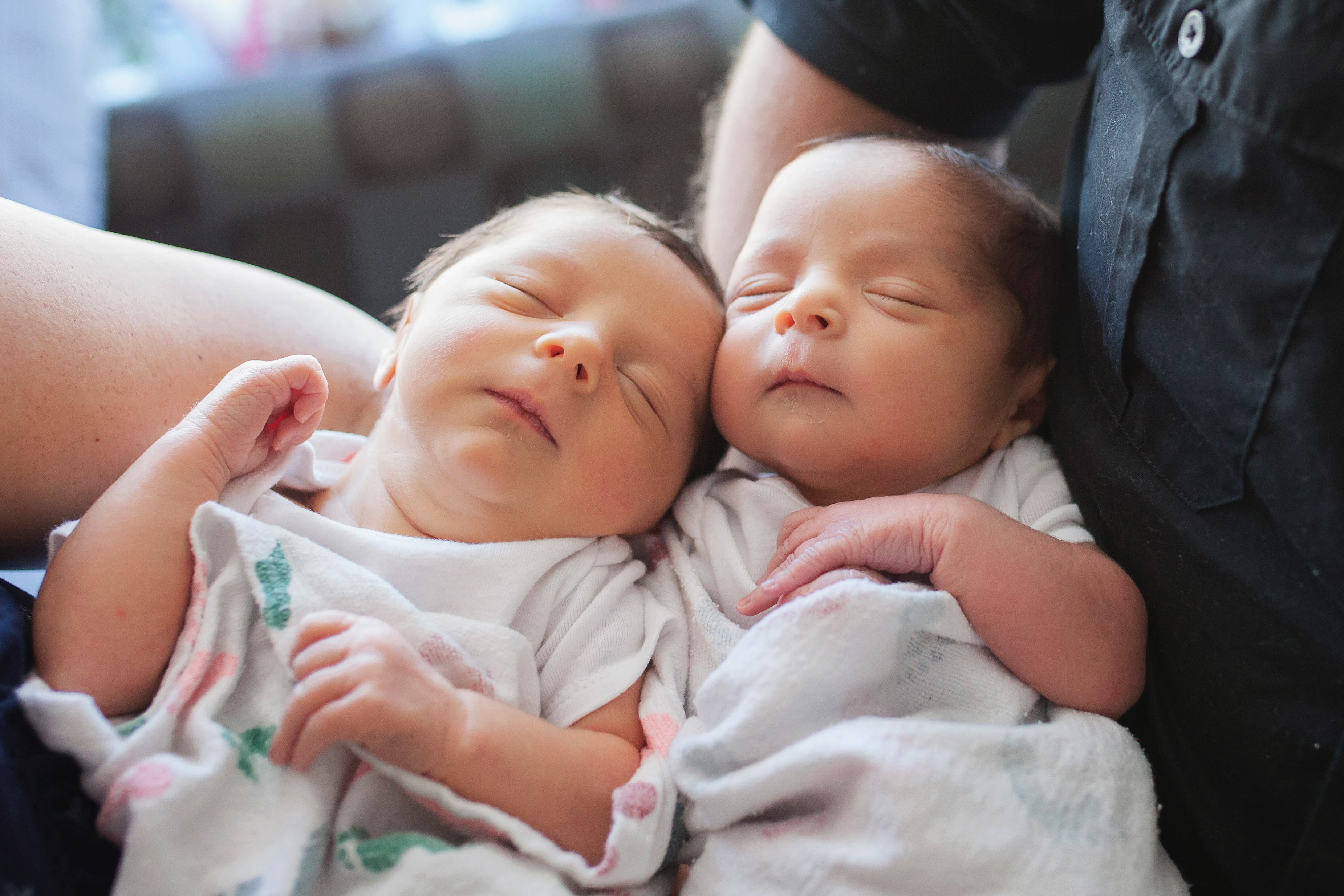 San Diego Newborn Photographer | Ava and Madelyn | Sharp Mary Birch Hospital