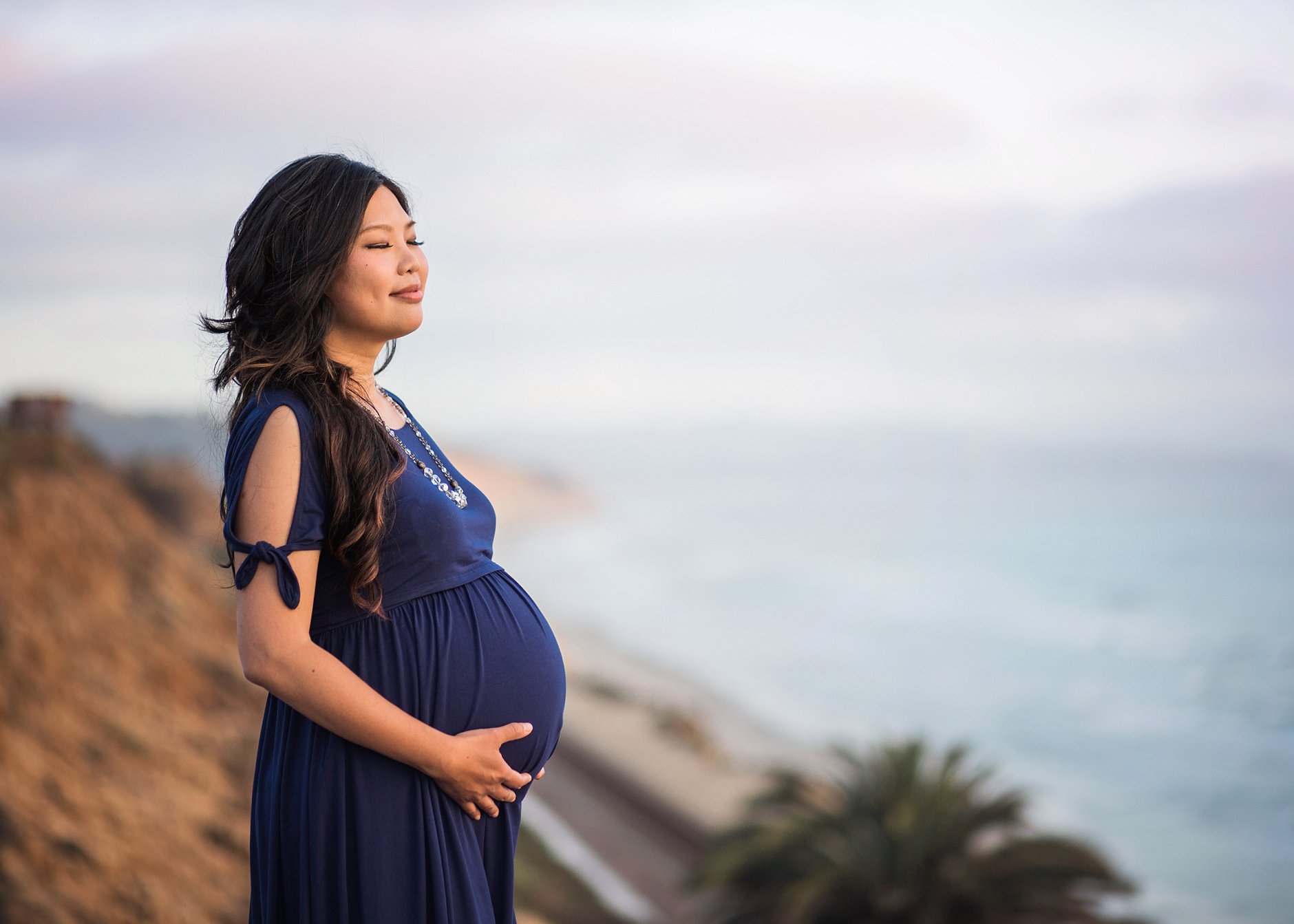 San Diego Maternity Photographer | Lisa | Dreamy Sunset Maternity Session at Del Mar, San Diego