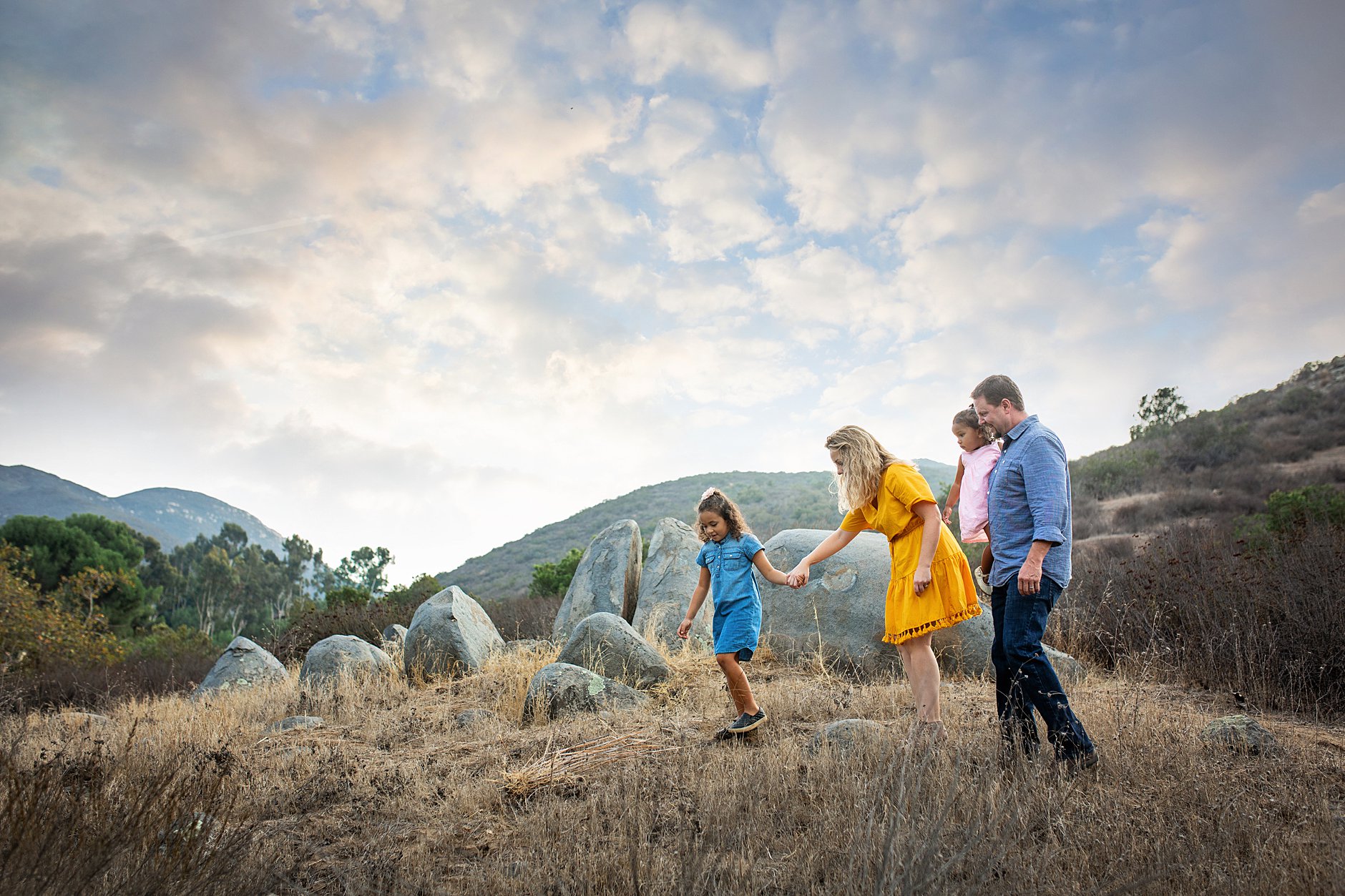 San Diego Family Photographer | Mission Trails Kwaay Paay Peak Trail | Kelly Family