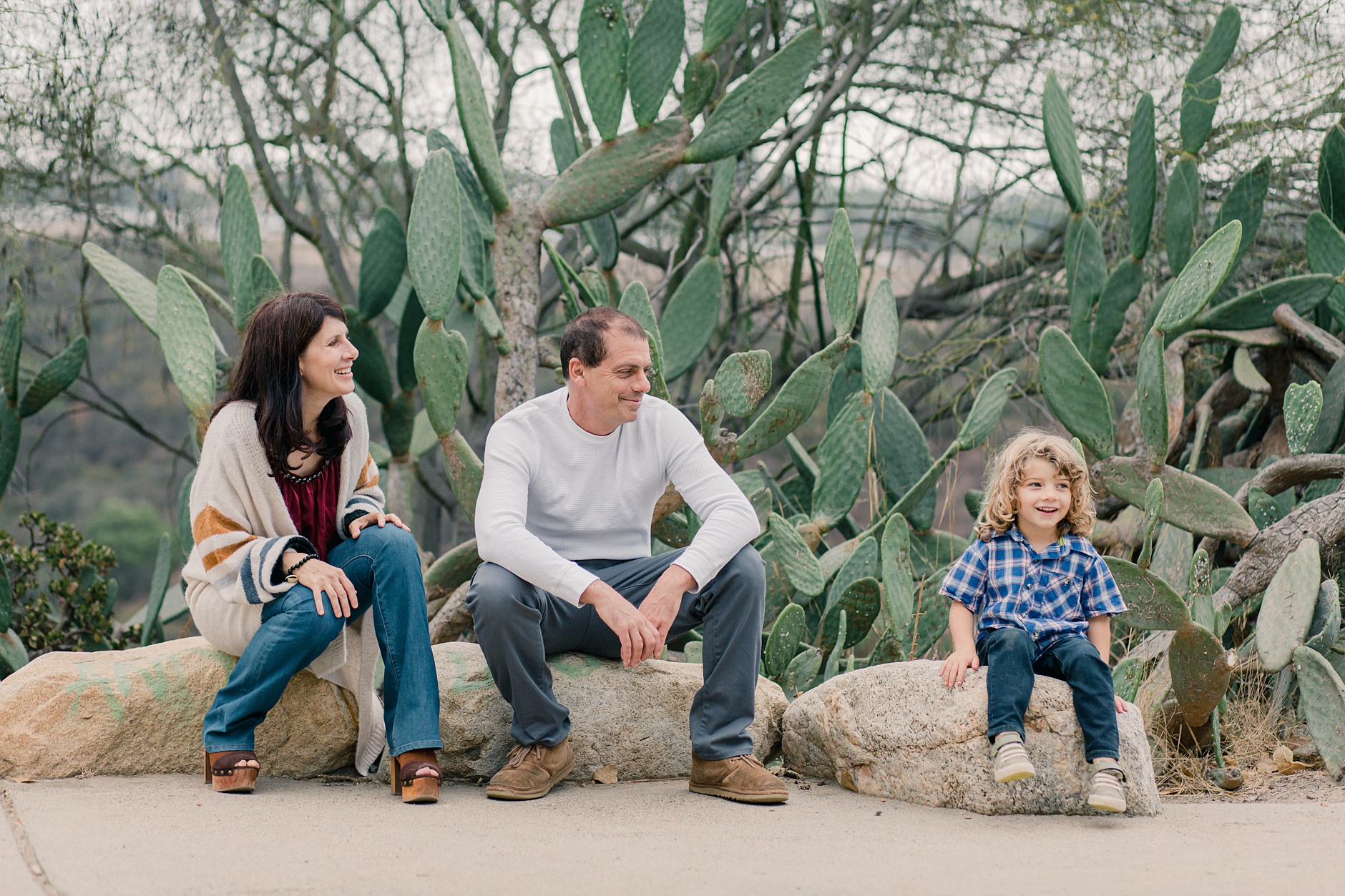 San Diego Family Photographer | Feld Family | Cactus Garden