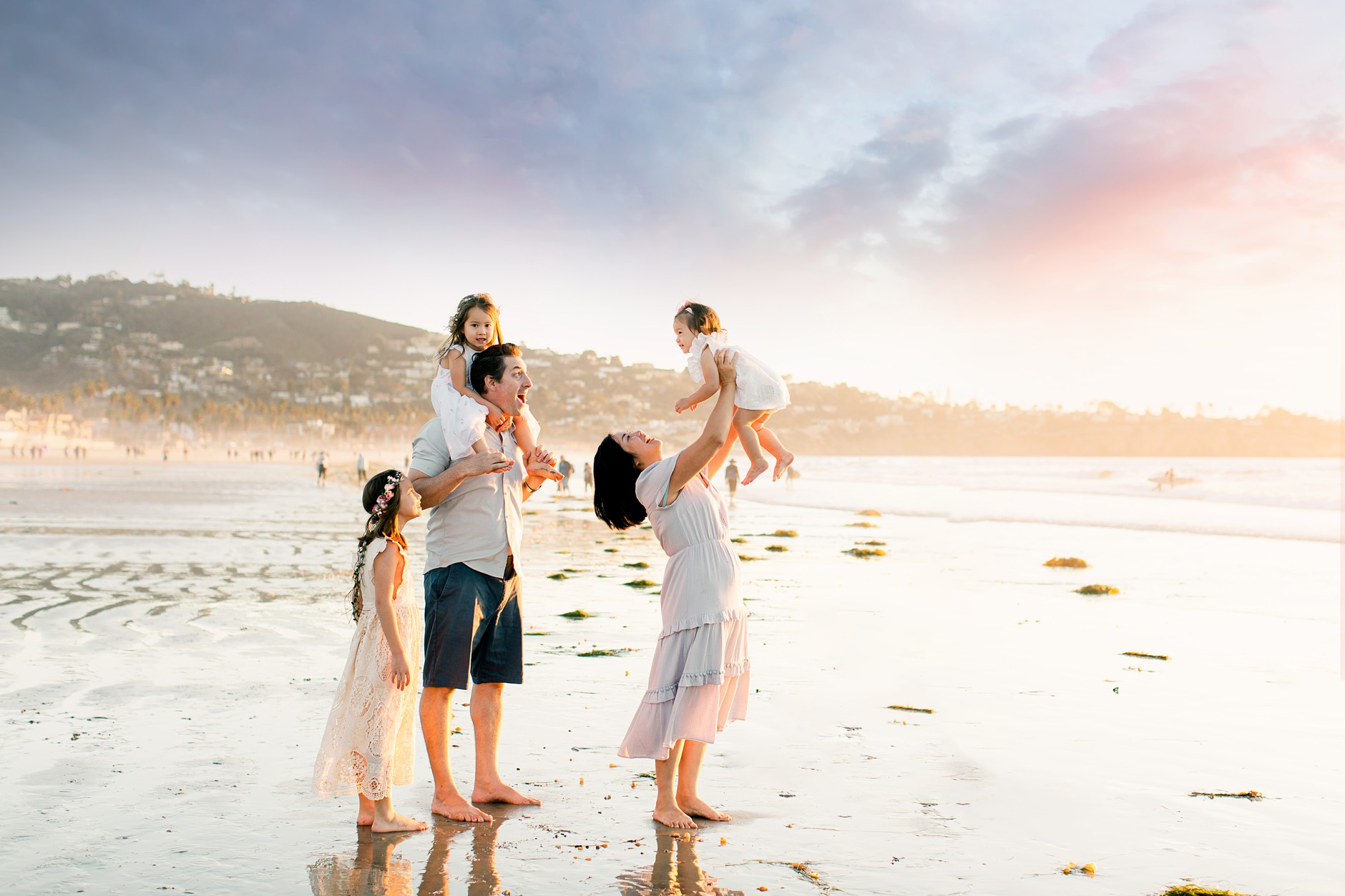 Scripps Pier La Jolla Family Photography | Beach Family Portrait | B Family