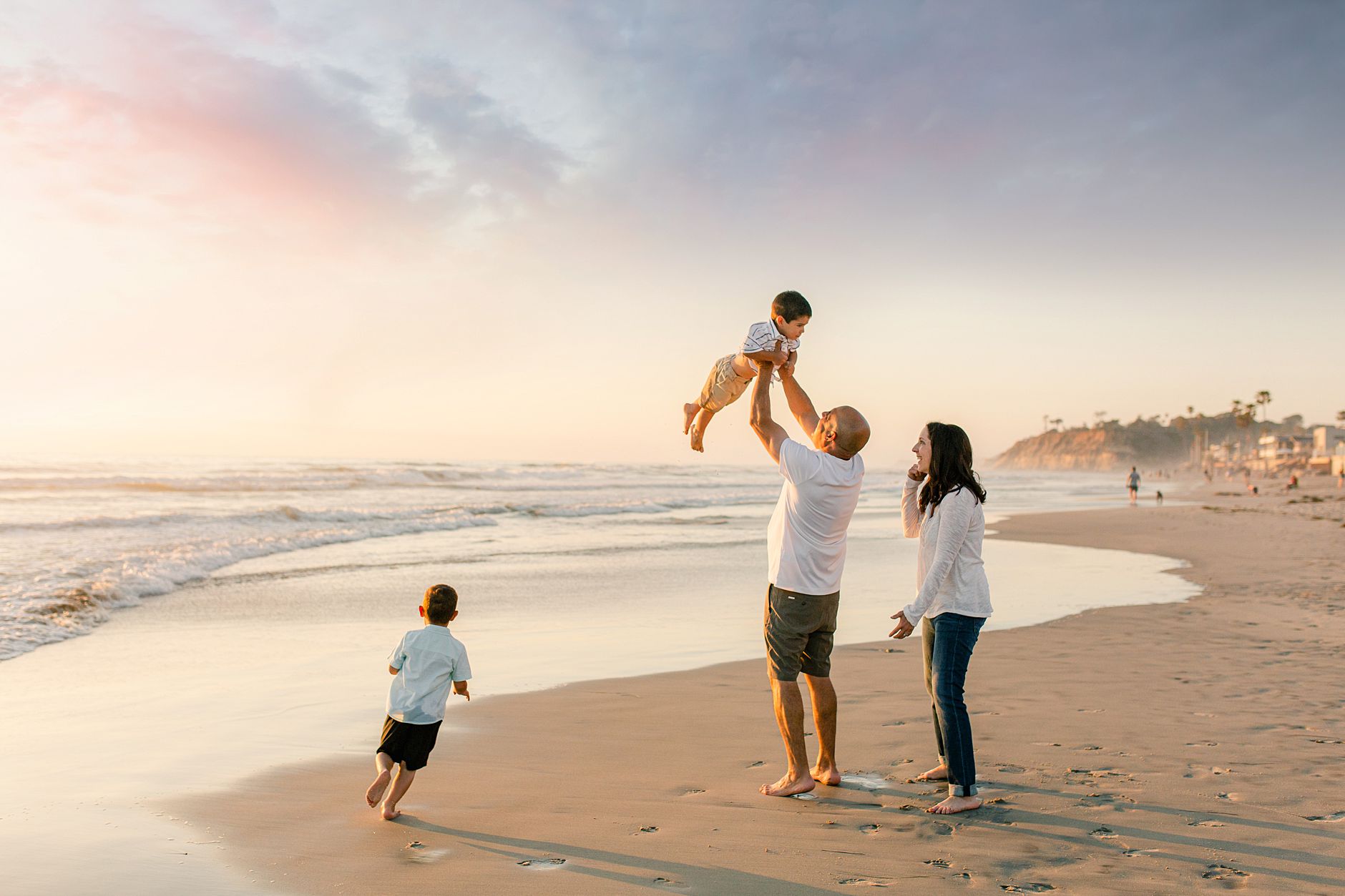 San Diego Beach Photographer | Del Mar Beach | F Family