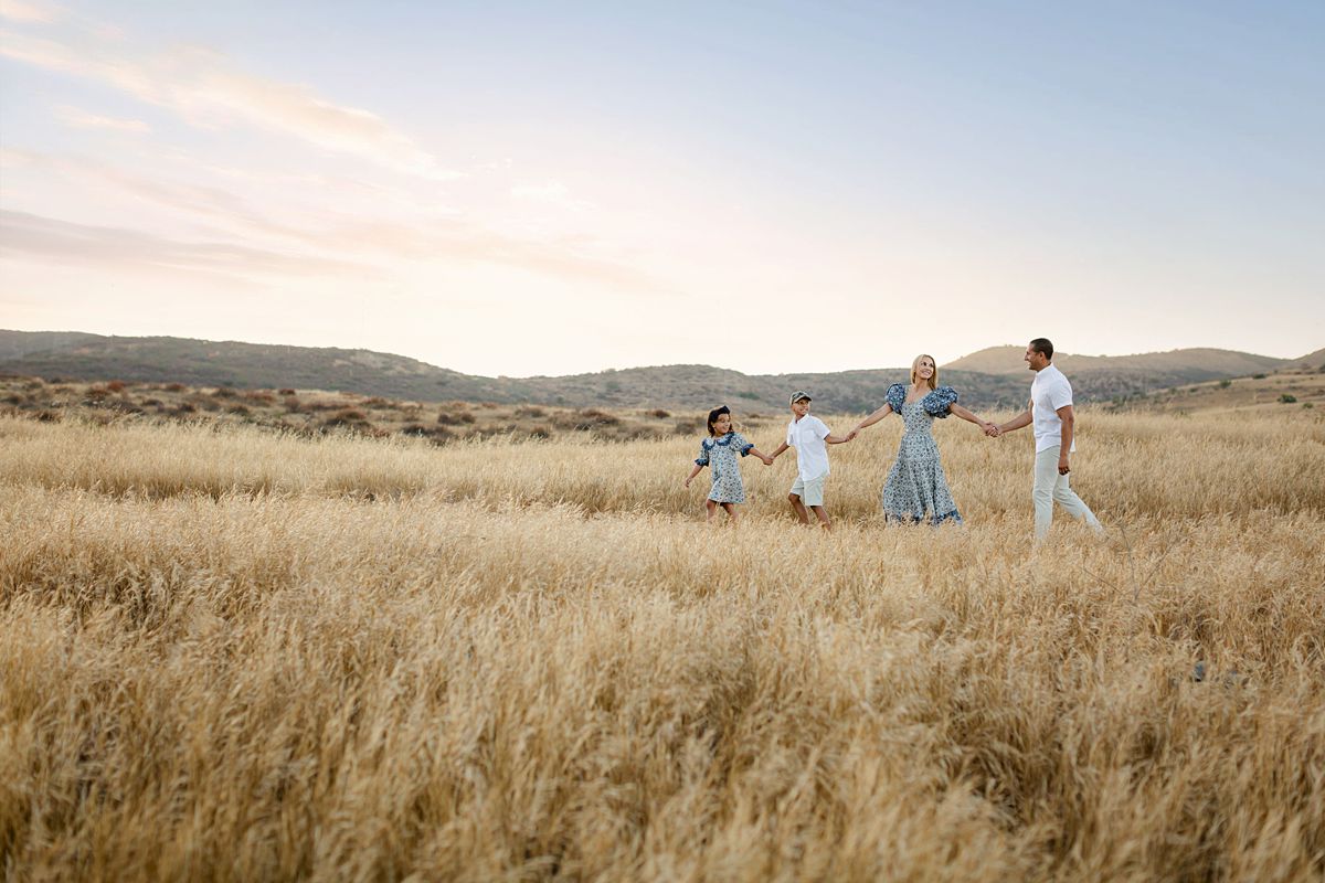 Mission Trails Grassland Loop Trail | East County Family Photographer | R Family