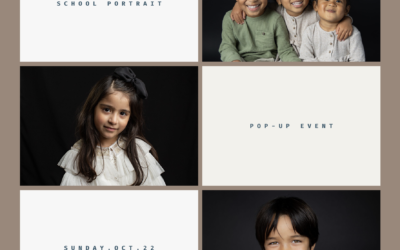 Modern School Portrait Pop-up Event