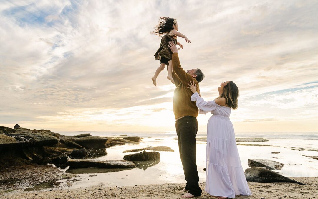 La Jolla Tide Pools Family Portrait | San Diego Maternity Photography
