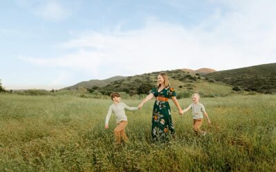Golden Hour Family Portrait | Mission Trails Grassland