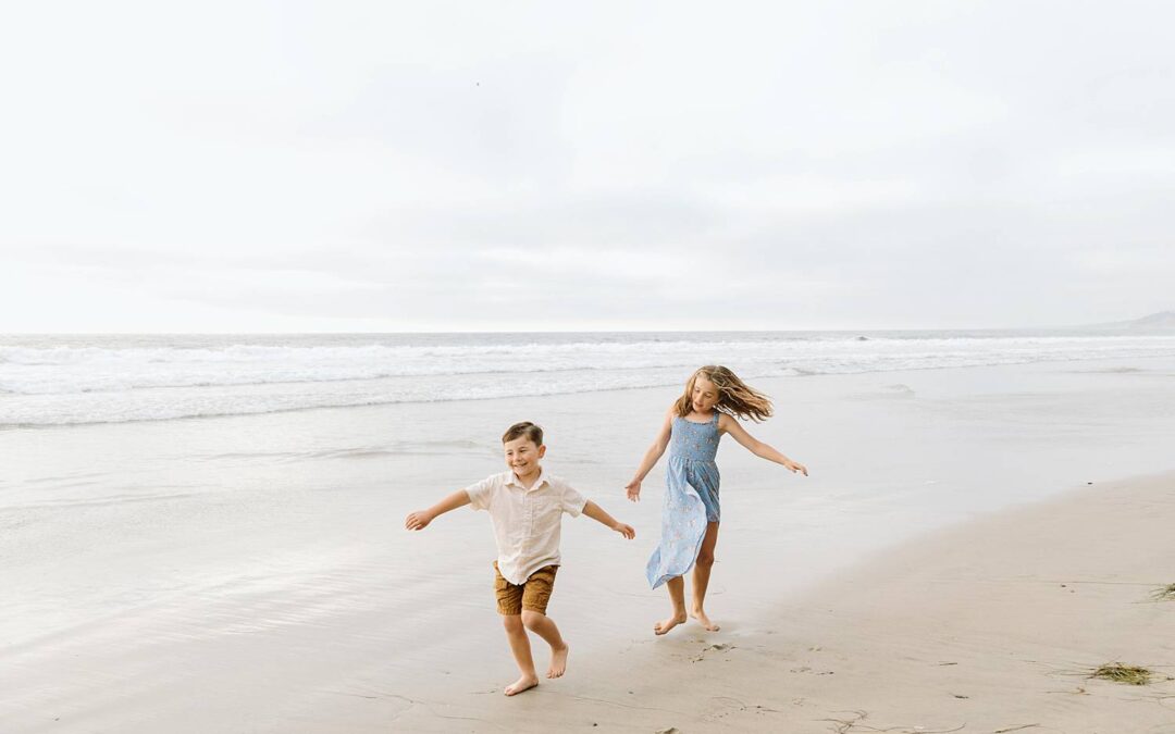 Running, Twirling, Laughing: A Joyful Day at the Beach