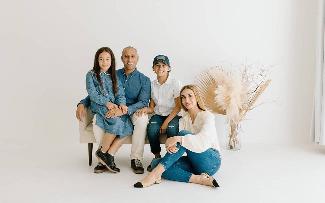 Timeless Family Portraits in the Studio ✨