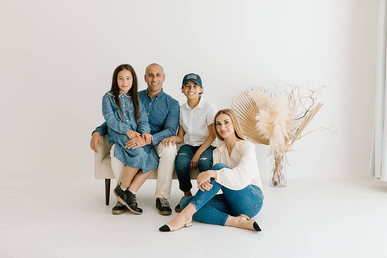 Timeless Family Portraits in the Studio ✨