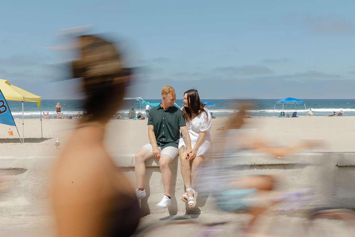 San Diego Couple’s Beach Photographer | Mission Beach & Mission Bay Couple Session